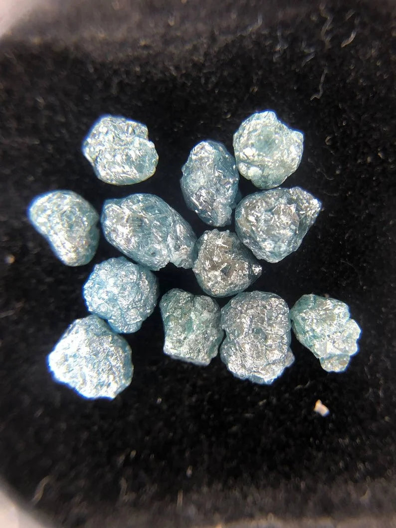 5Ct Blue Natural Rough Diamond