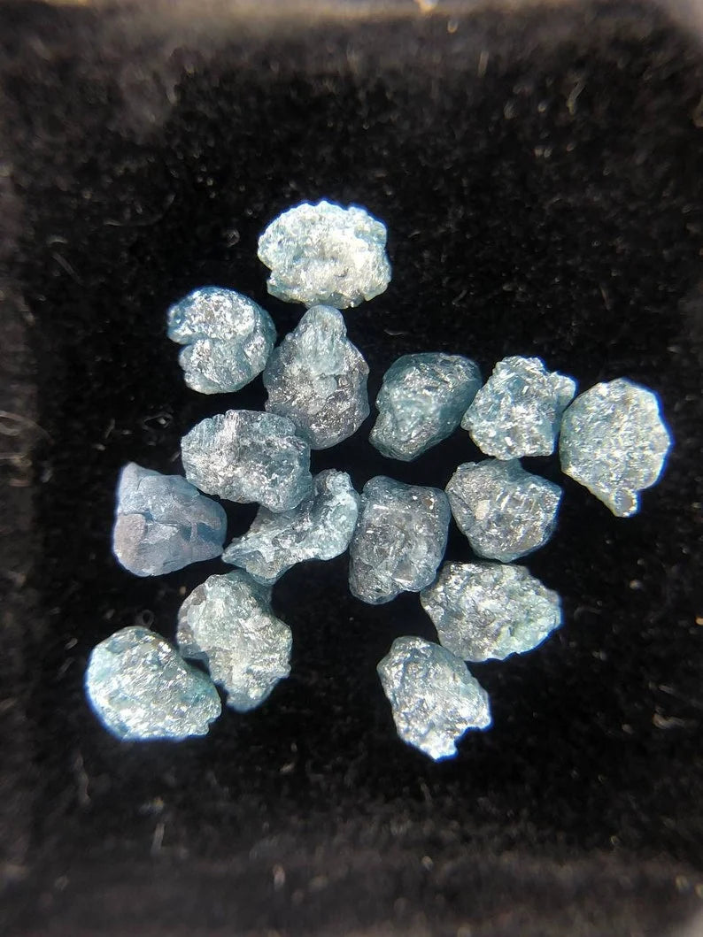 10Ct Conflict Free Blue Rough Diamond