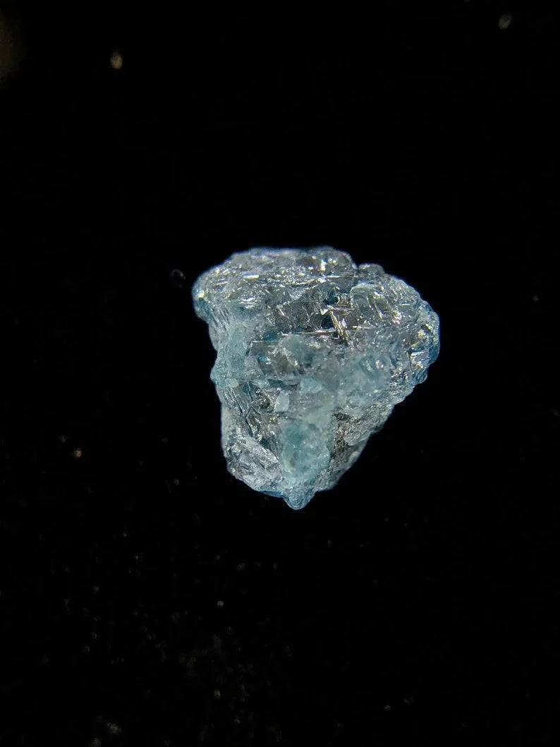 1.10Ct Blue Rough Earth MIned Diamond