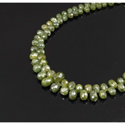 briolette beads, green diamond beads, what is difference between lab grown diamond and natural diamond, what's the difference between lab diamonds and natural, where to buy natural diamond engagement rings