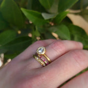0.86Ct Round brilliant cut diamond ring with modern luxury jewelry appeal