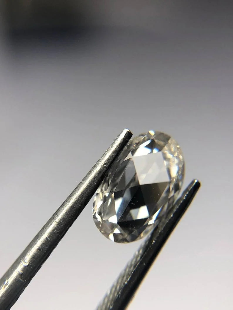 0.74Ct Oval Cut Lab Created Diamond