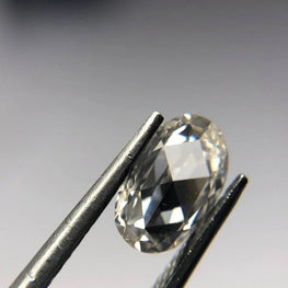 0.74Ct Oval Cut Lab Created Diamond
