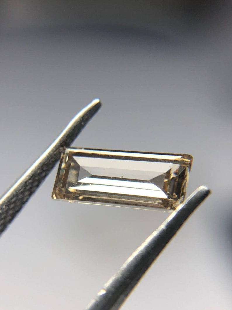 0.94Ct Brown Baguette Cut Diamond
