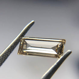 0.94Ct Brown Baguette Cut Diamond
