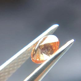 0.17Ct Oval Cut Orange Lab Created Diamond