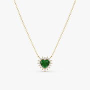 0.76 Ct genuine green gemstone pendant necklace with vibrant green color and elegant design, ideal for fine jewelry and stylish everyday wear