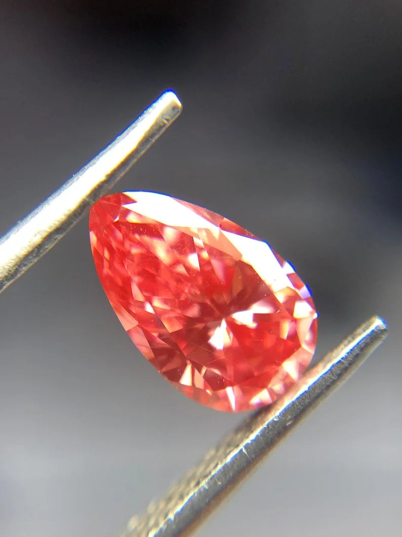 0.61Ct Lab Created Pink Loose Diamond