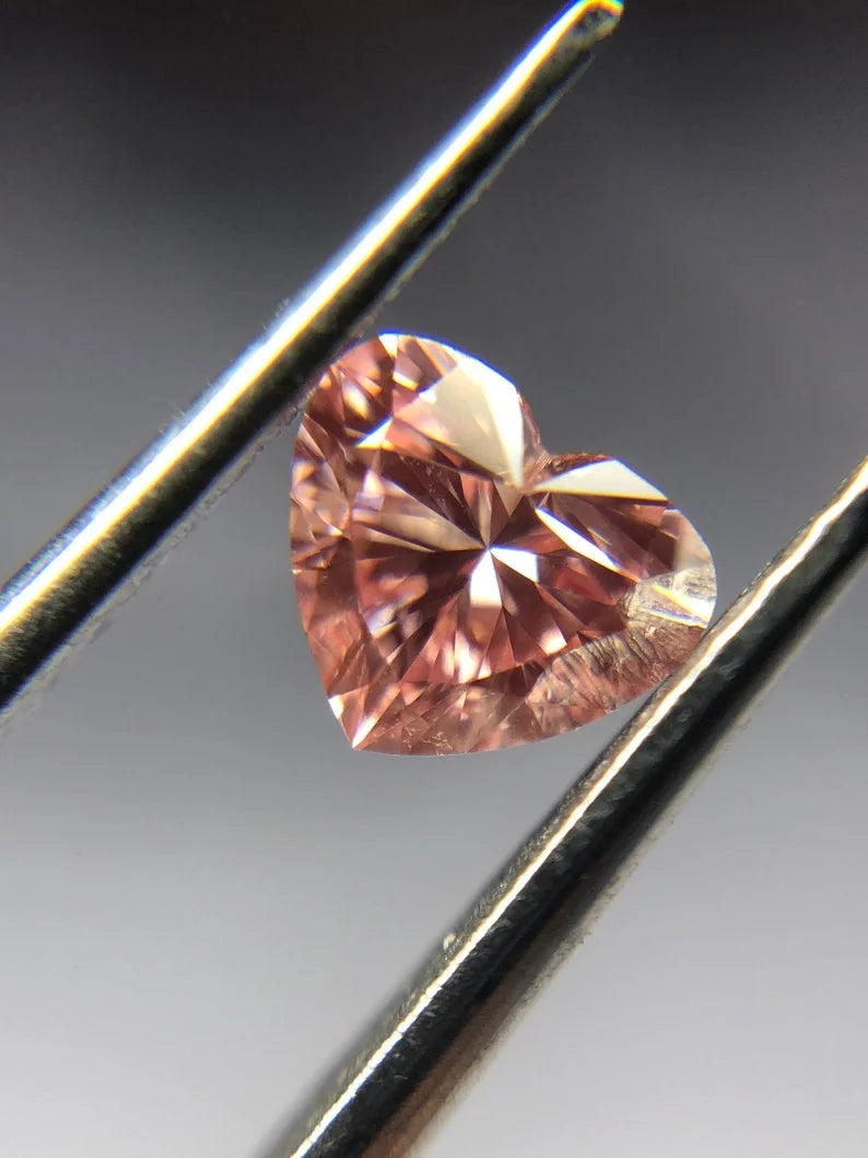 0.38Ct Heart Lab Grown Fancy Diamond