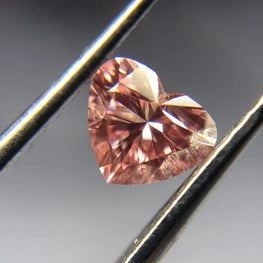 0.38Ct Heart Lab Grown Fancy Diamond