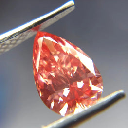 0.78Ct Pear Cut Fancy Lab Created Diamond