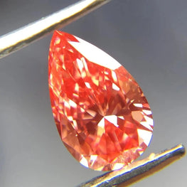 0.78Ct Pear Cut Fancy Lab Created Diamond