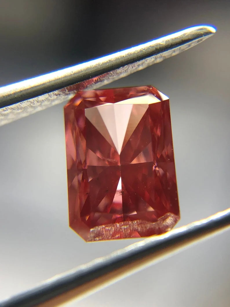 0.65Ct Radiant Cut Lab Grown Loose Diamond