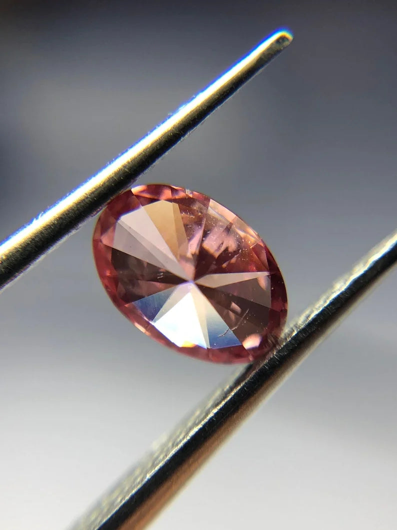 0.50Ct Oval Cut Pink Lab Grown Diamond