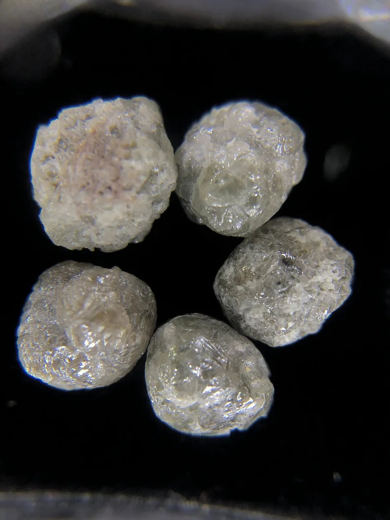 11.95Ct Fancy Grey Natural Rough Diamond