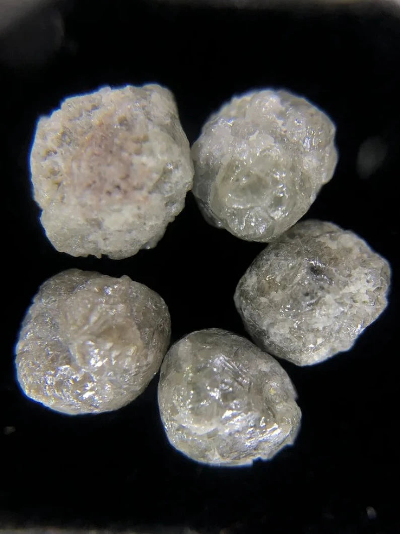11.95Ct Fancy Grey Natural Rough Diamond