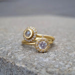 0.86Ct Round brilliant cut diamond ring with modern luxury jewelry appeal