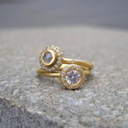 0.86Ct Round brilliant cut diamond ring with modern luxury jewelry appeal