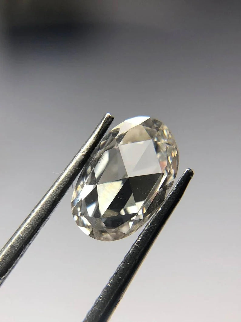 0.74Ct Oval Cut Lab Created Diamond