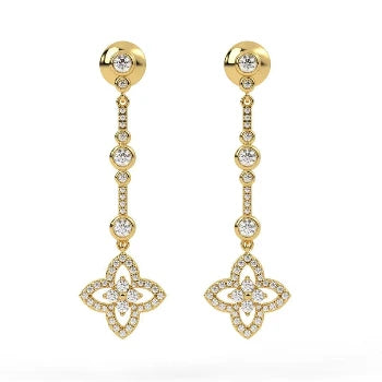 Gorgeous Sterling Silver Dangle Earrings