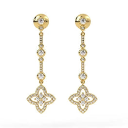 Gorgeous Sterling Silver Dangle Earrings
