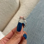 3 carat square cut diamond with sharp corners and brilliant faceting