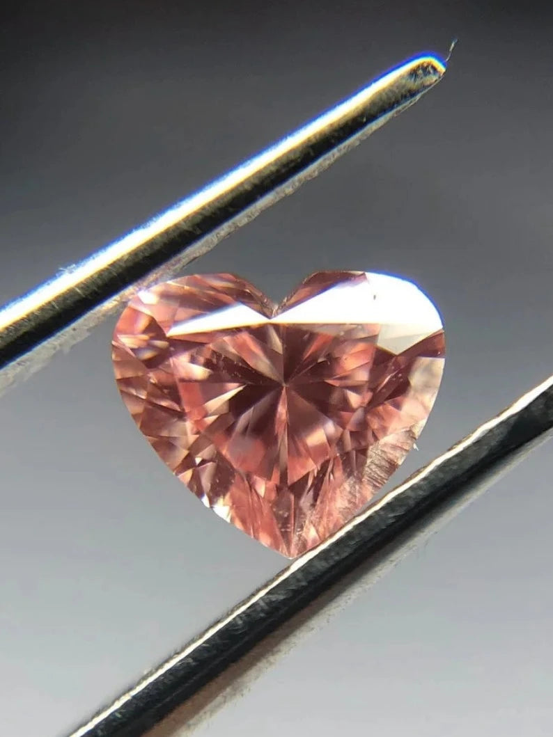 0.38Ct Heart Lab Grown Fancy Diamond
