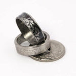 Classic gold couple rings set with subtle diamonds, timeless elegance.