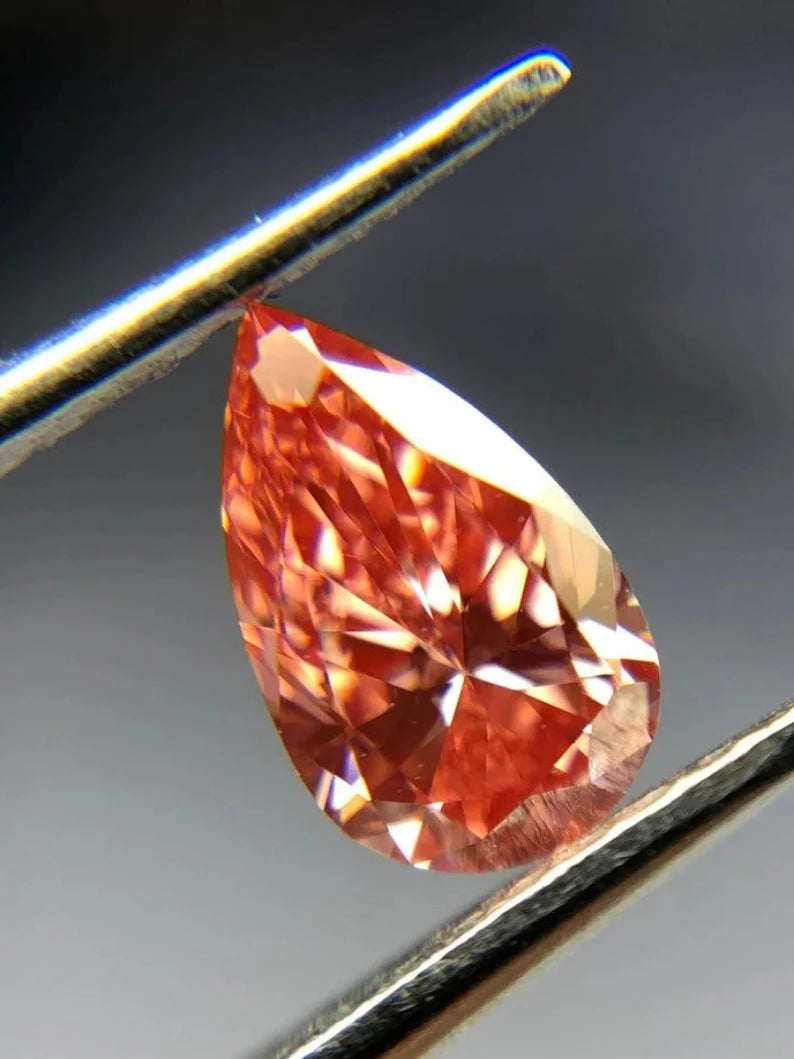 0.53Ct Pear Cut Lab Grown Loose Diamond