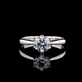 Timeless Round Cut Moissanite Delicate Ring