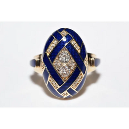 Designer lab created gemstone ring with morganite stone and shimmering diamond accents