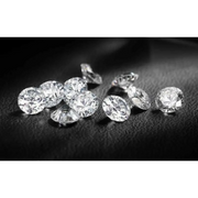 lab grown blue diamond and yellow diamond jewelry including lab diamond chain and hoop earrings collection