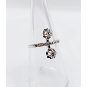 Close-up of lab created diamond with stunning sparkle and clarity ideal for custom engagement ring design