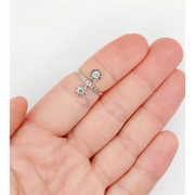 Close-up of lab created diamond with stunning sparkle and clarity ideal for custom engagement ring design