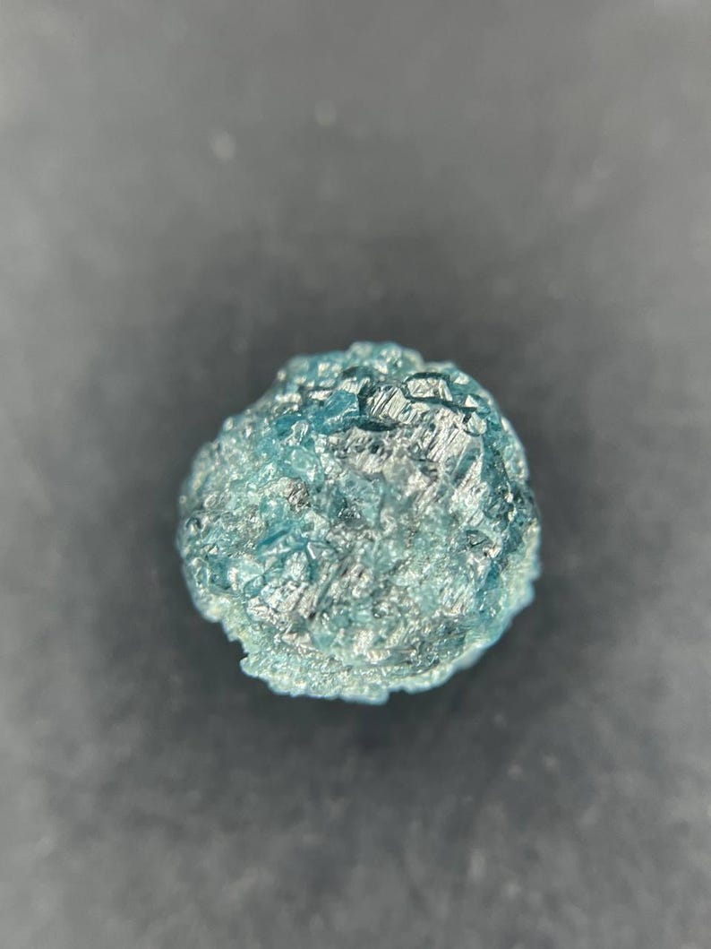 2.98 CT Natural Blue Rough Raw Diamond For Wedding Ring