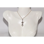2.50 ct natural rose cut diamond pendant with vintage design in fine handcrafted jewelry