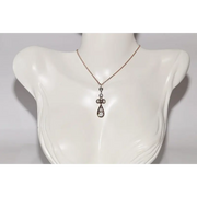 2.50 ct natural rose cut diamond pendant with vintage design in fine handcrafted jewelry