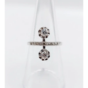 Close-up of lab created diamond with stunning sparkle and clarity ideal for custom engagement ring design