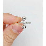 Close-up of lab created diamond with stunning sparkle and clarity ideal for custom engagement ring design