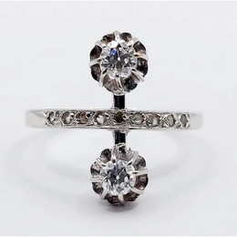 Close-up of lab created diamond with stunning sparkle and clarity ideal for custom engagement ring design