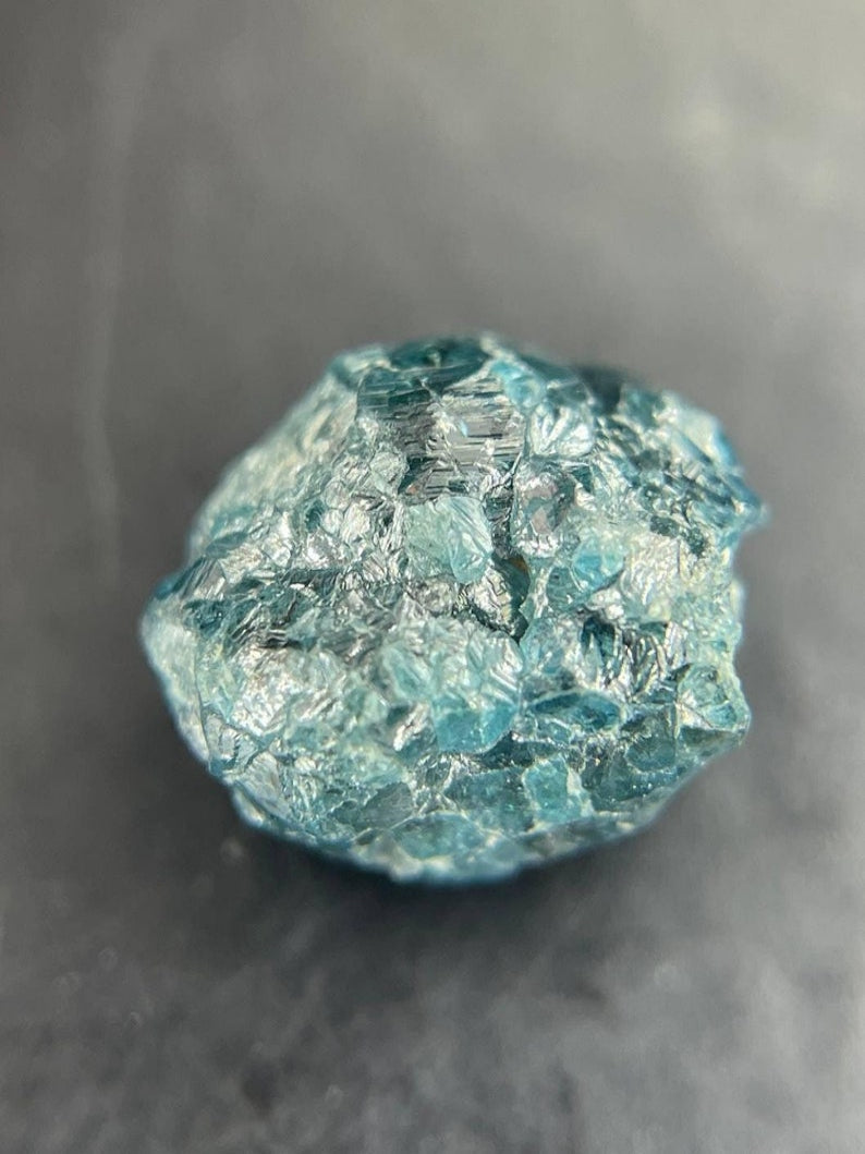 1.85Ct Natural Blue Loose Rough Cut Diamond