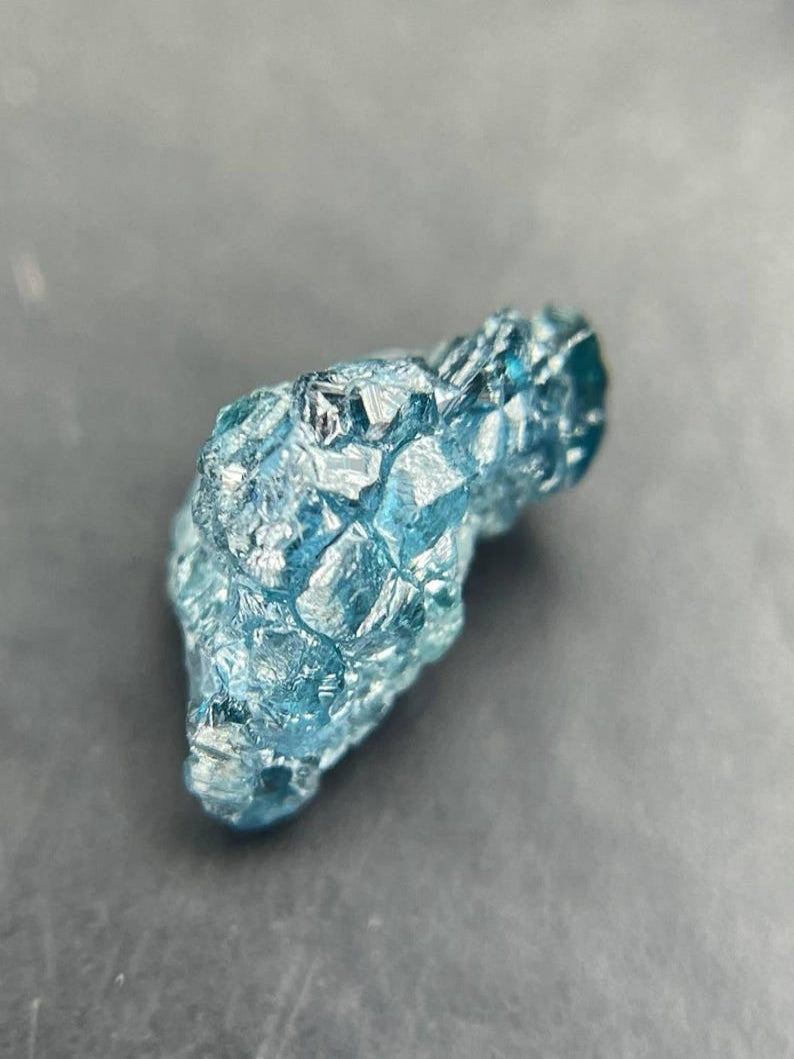 0.70Ct Blue Uncut Rough Diamond