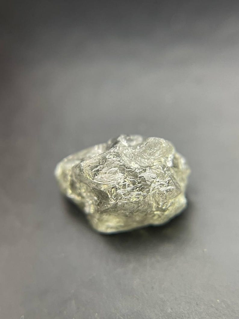 1.84Ct Natural Grey Real Rough Diamond