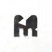 0.86 Ct Natural Loose Black Alphabet “M” Diamond Natural black loose diamond for engagement ring