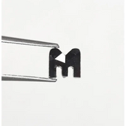 0.86 Ct Natural Loose Black Alphabet “M” Diamond Natural black  loose diamond for engagement ring