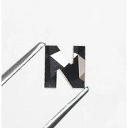 0.77 Ct Natural Loose Black Alphabet 'N' Diamond – Best Price