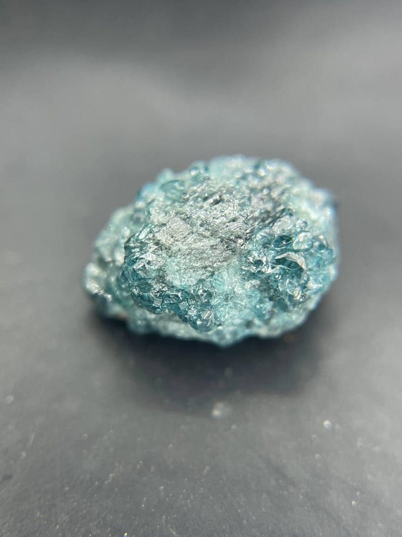 3.37Ct Loose Blue Rough Diamond – Uncut and Ready for Wedding Jewelry.