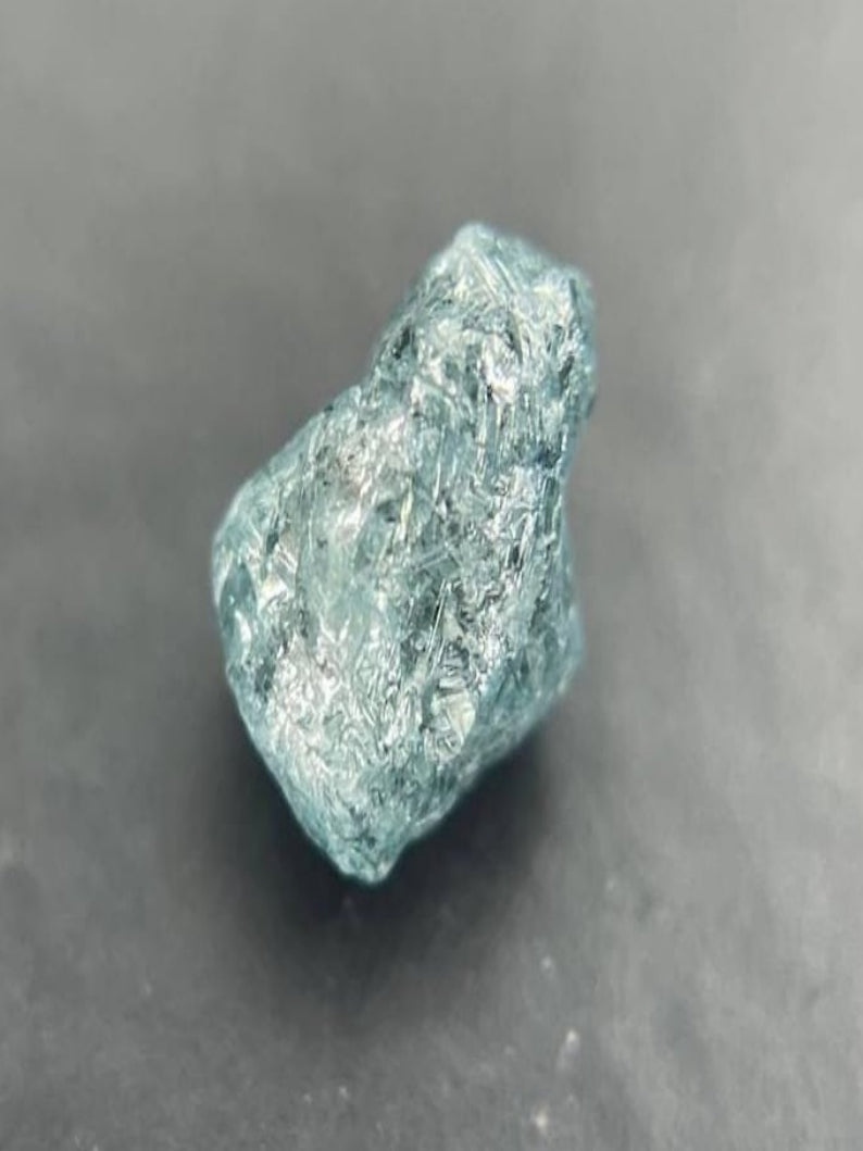 0.66Ct Blue Uncut Rough  Diamond