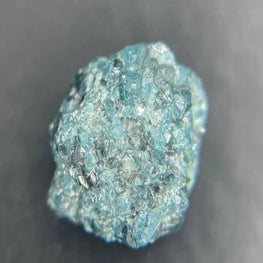 Wedding jewelry starts with this stunning 2.35Ct blue rough diamond.