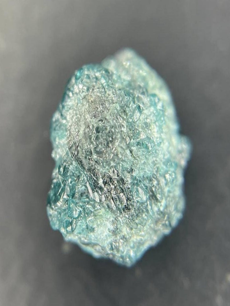 3.37Ct Loose Blue Rough Diamond – Uncut and Ready for Wedding Jewelry.
